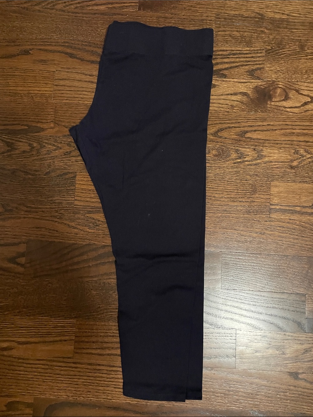 Women’s  Plus Navy Stretch Casual Pants- Leggings